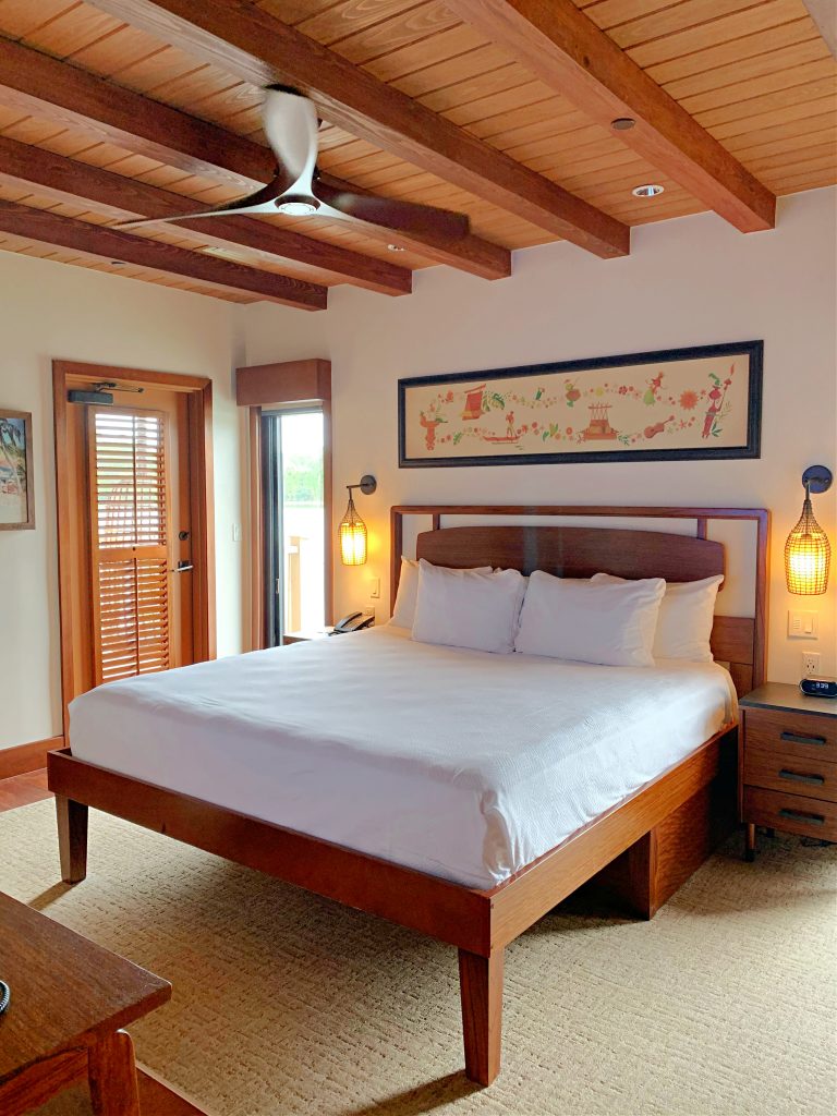 Disney's Polynesian Bungalows King Bed room