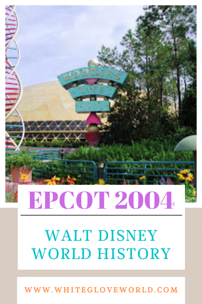 The Wonders of Life pavilion remains a sentimental highlight in EPCOT 2004. A historical look back for the 40th anniversary of EPCOT. #EPCOT #Disneyhistory #WaltDisneyWorld #WondersofLife #FutureWorld #40Daysto40Years 