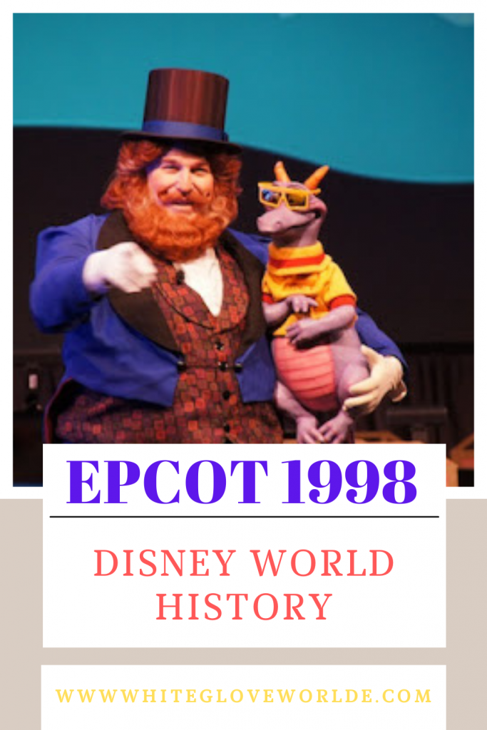 EPCOT 1998 saw big changes for one of its most famous attractions, 'Journey into Imagination';' the removal of Figment and Dreamfinder! #EPCOT40 #EPCOT #1998 #DisneyHistory #Dreamfinder
